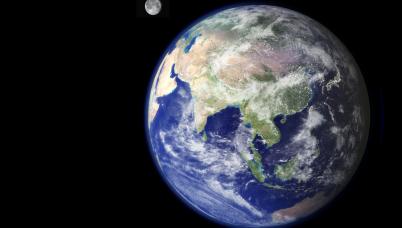 Earth and its Moon