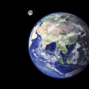 Earth and its Moon