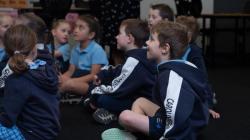 Students sitting in classroom