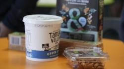 Groceries on a counter