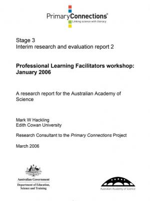 Professional Learning Facilitators workshop: January 2006